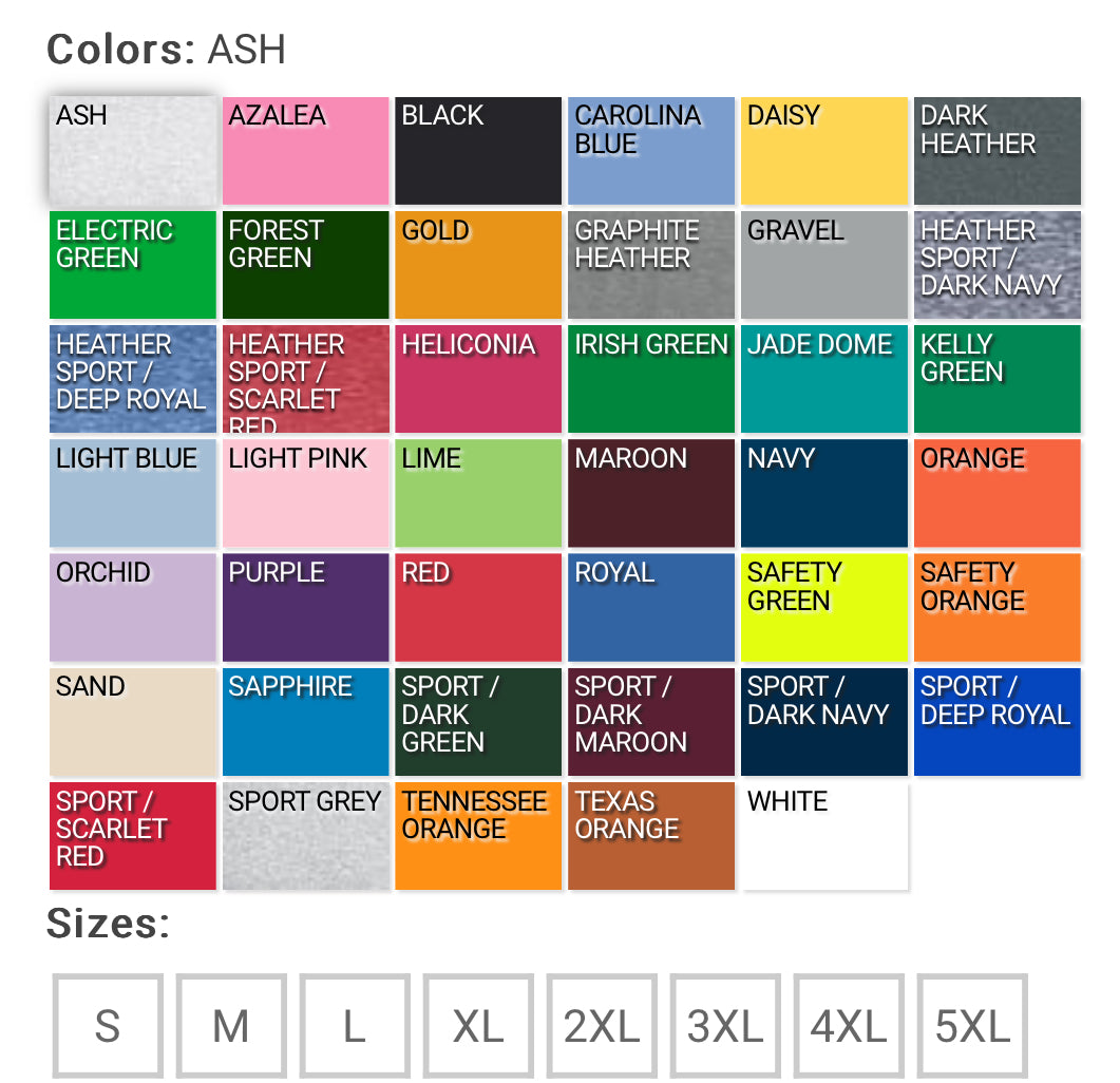 T-shirt Colors