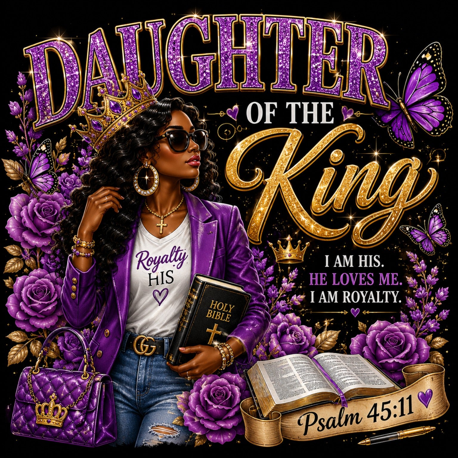 Daughter of the King ready-made print