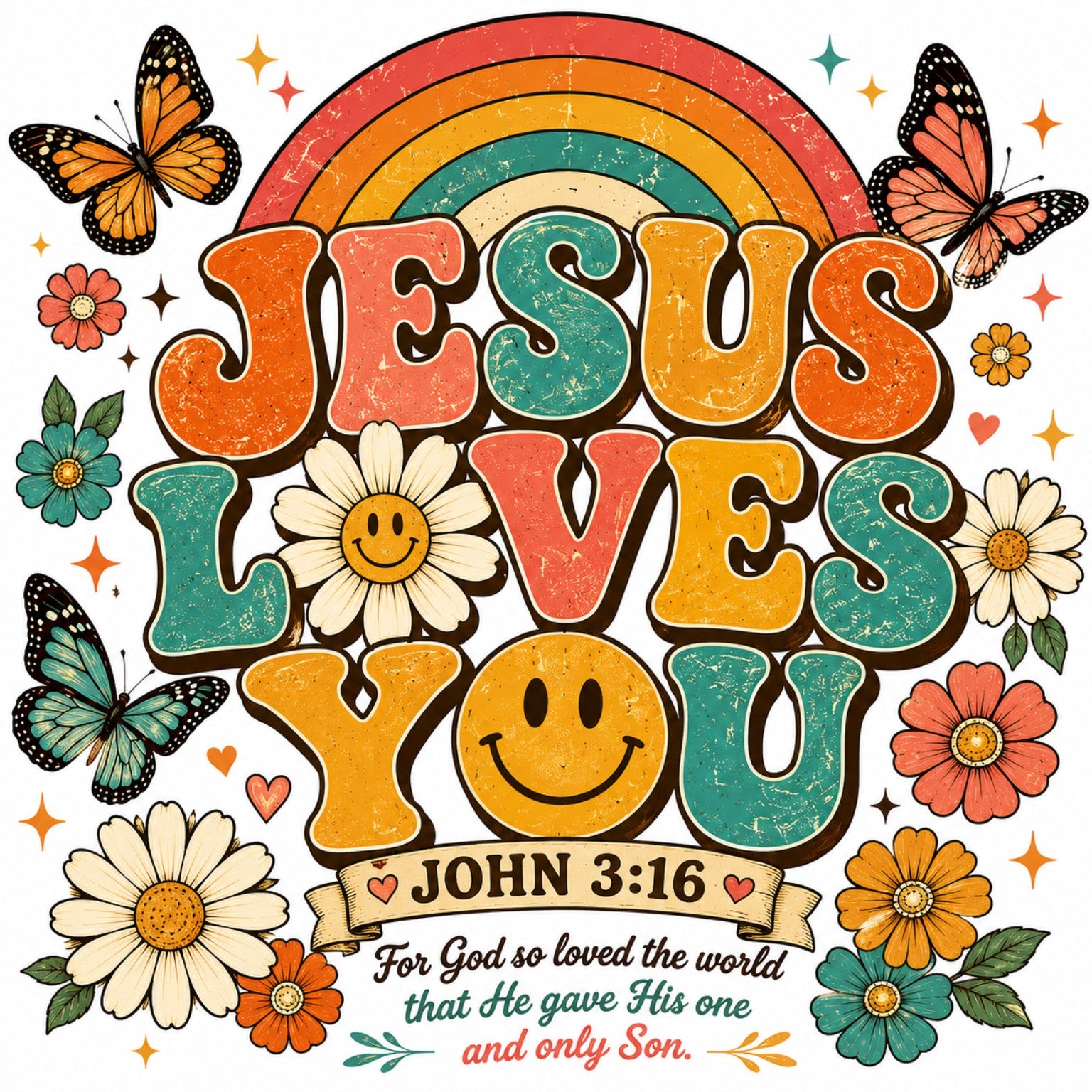 Jesus Loves You ready-made print