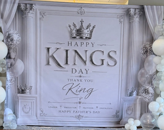 Kings Day / Father's Day Backdrop - 8x8