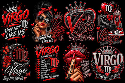 Virgo Birthday Special designs 1 through 8